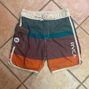 RVCA performance stretch swim trunks size 33
